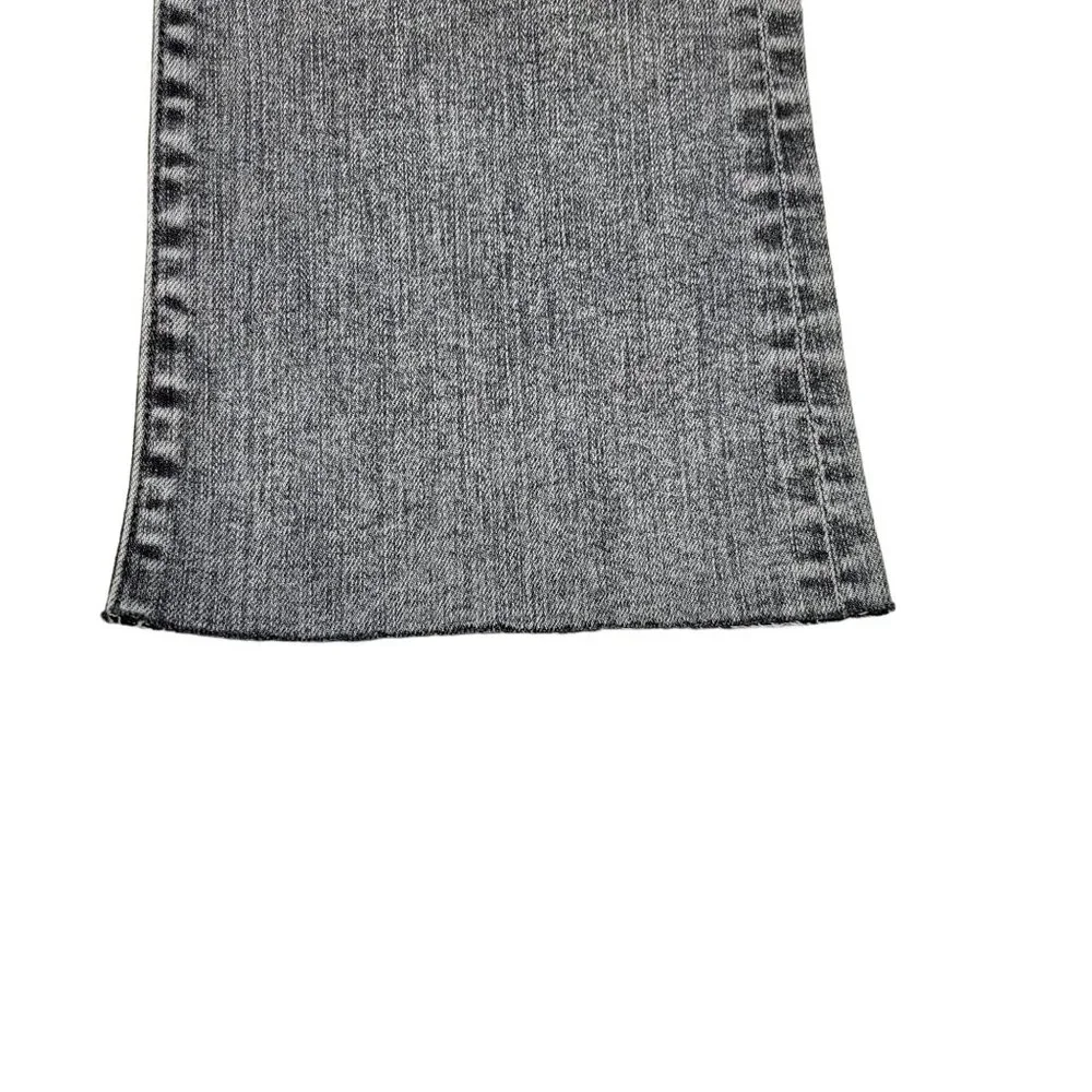 FIDELITY DENIM Juniper Crop Cropped Flare Women's Jeans Denim Surfire Grey SZ 27 - Picture 3 of 16